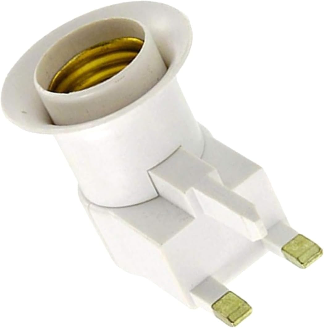 Melfi UK Plug Lamp Holder Converter Socket Control - Convenient Plug Type Conversion with Built-in On/Off Switch"