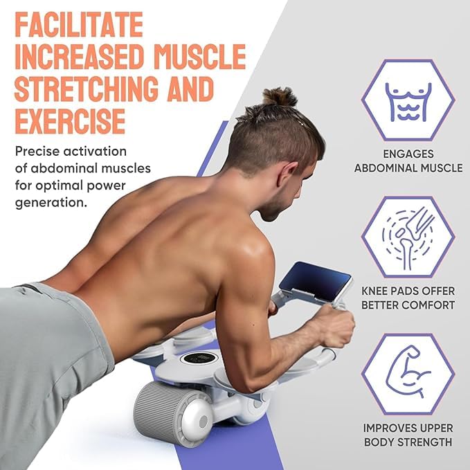 Buy Now 4 Elbow Support Men-Abdominal Exercise Equipment For Home Gy...