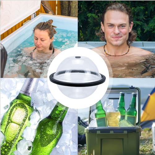 Moldes de bloque de baño de hielo reutilizables para enfriar agua de tina 5