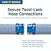 Zodiac Genuine Parts Twist Lock Hose- 1 Meter Replacement Kit, 12/PK, R0527800