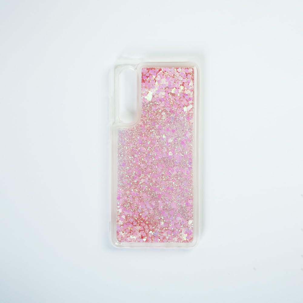 Babaco Phone Case For Huawei P30 Liquid Glitter Effect, Pink