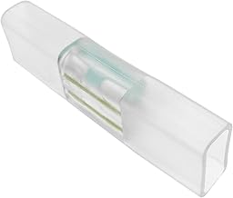 PrimeMatik - Straight Connector for LED Neon Flex LNF 2 Pin 16x8mm