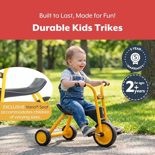 Image of Angeles Kids Tricycle with Airless Rubber Tires, Trike, 3 Years and Up