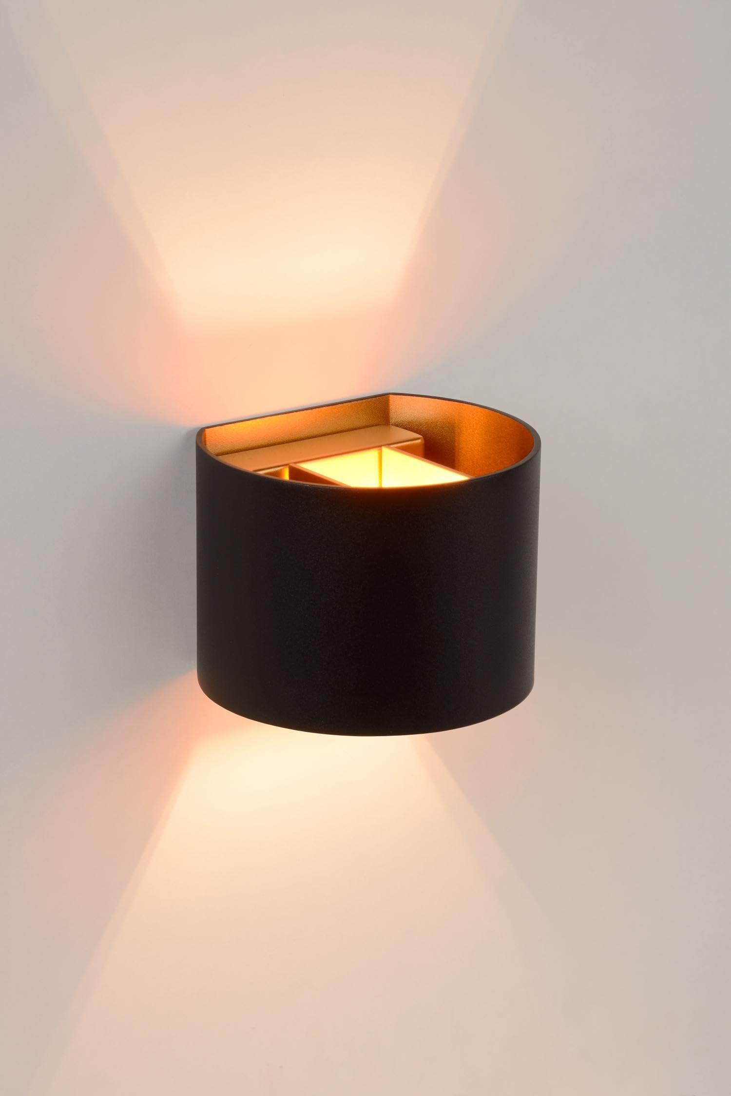 LUCIDE XIO - Wandleuchte - LED Dim. - G9-1x3,5W 2700K - Einstellbarer Abstrahlwinkel - Schwarz