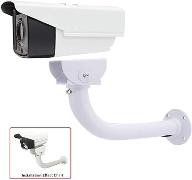 J Type Universal Wall & Ceiling Mount Bracket - Adjustable Security Mount for CCTV/IP/Dome Camera