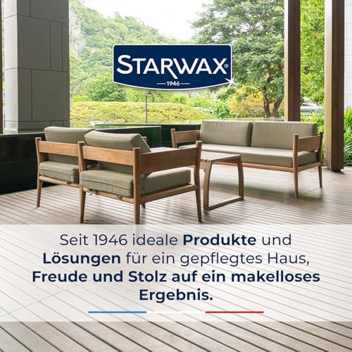 STARWAX - Konzentrierter Entgrauer für Holzterrassen 2 l - Reinigt und entfernt die Vergrauung - Bis 120 m² - Konzentrierte Formel zum Verdünnen - Gibt dem Holz sein ursprüngliches Aussehen zurück