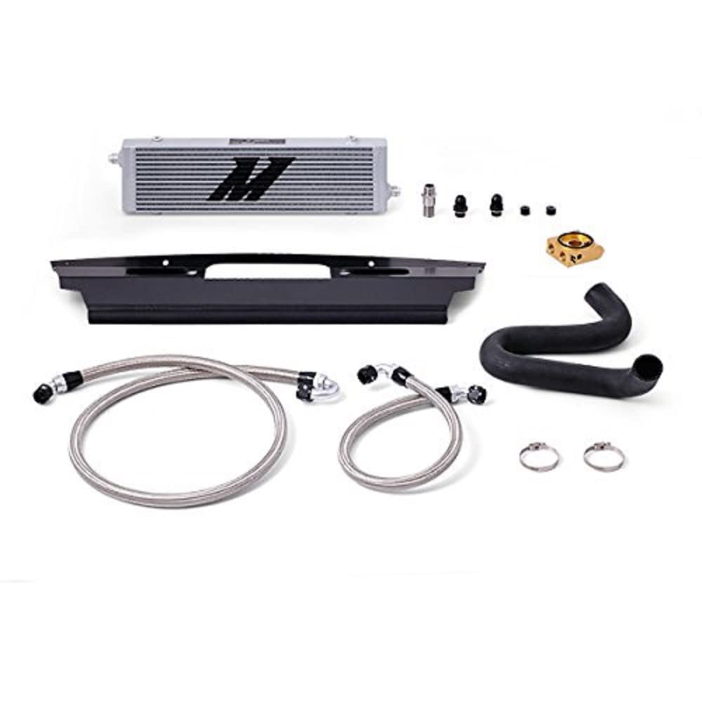 Mishimoto Oil Cooler Kit - fits Ford Mustang 5.0 V8 GT - LHD - 2015-17 - Silver