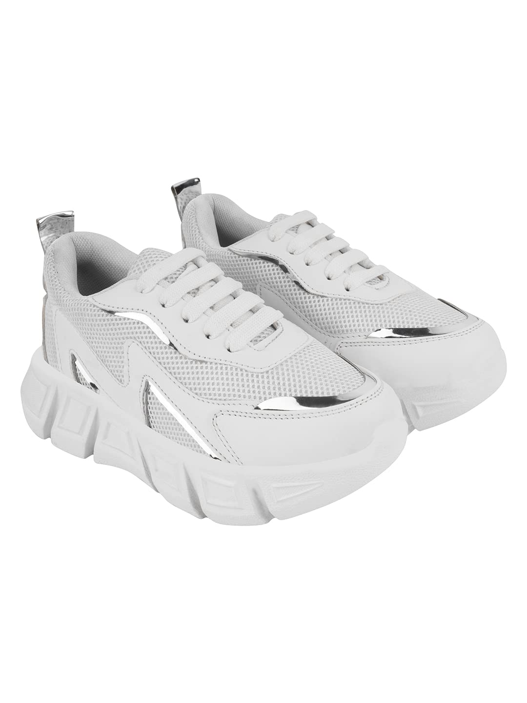 Shoetopia Women & Girls Lightweight Comfortable Walking Shoes/S-6001/White/UK5 (B0BGNVLMR8) Amazon Price History, Amazon Price Tracker