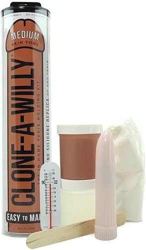 Clone-A-Willy Kit de fundición de pene de silicona - Tono de piel medio