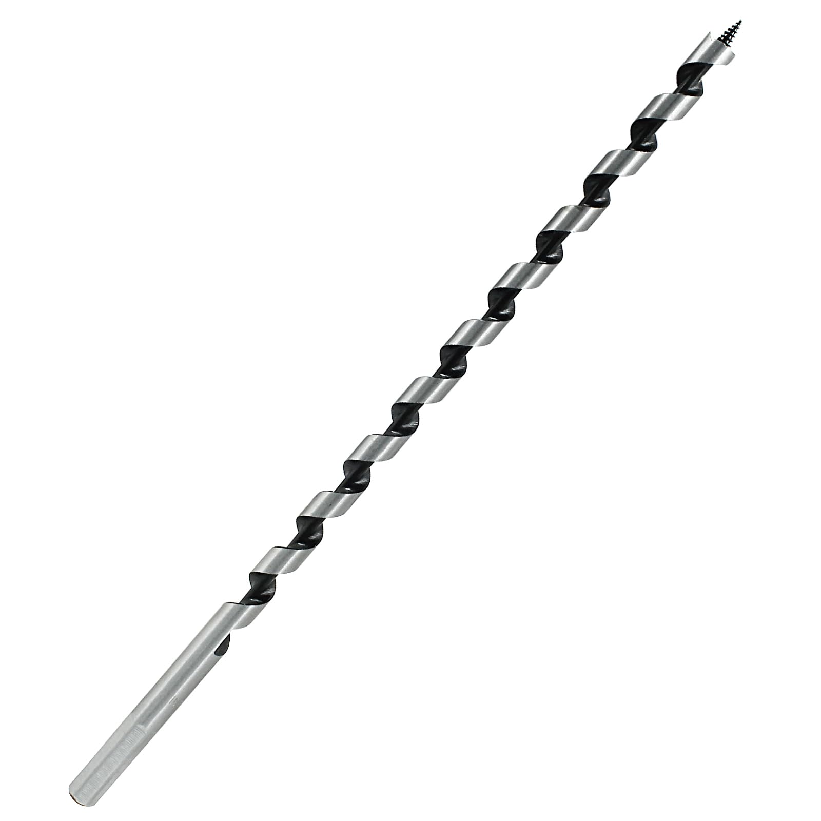 Muretnze 3/8 Inch x 12 Inch Long Auger Drill Bit for Wood, Hex Shank 3/8 Inch for Wood, Extra Long Drill Bits Brad Point Augers Drill Bits for Soft and Hard Wood, Plastic and Drywall.