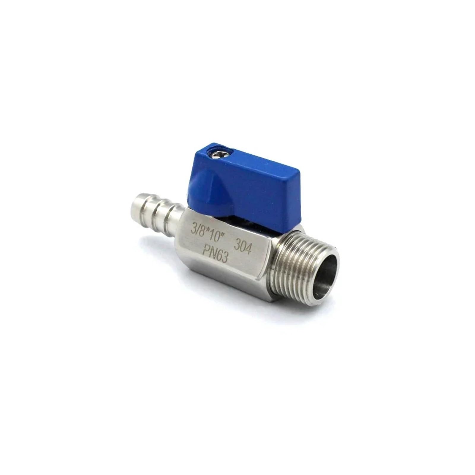 1/8" 1/4" 3/8" 1/2" 3/4" BSP Male Female 6 7 8 10 12-20mm Zawór sanitarny do węża Barb Homebrew 304 stal nierdzewna niebieski Hanlde (3/4", BSP FEMALE_TYPE-A_13 mm)
