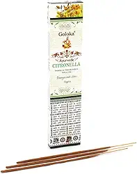 Incenso Goloka Massala Ayurvedic Citronela (Energia Anti-Stress)