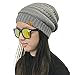 Wrapables® Plaid Print Winter Infinity Scarf and Beanie Hat Set, Gray/Wine and Gray Set