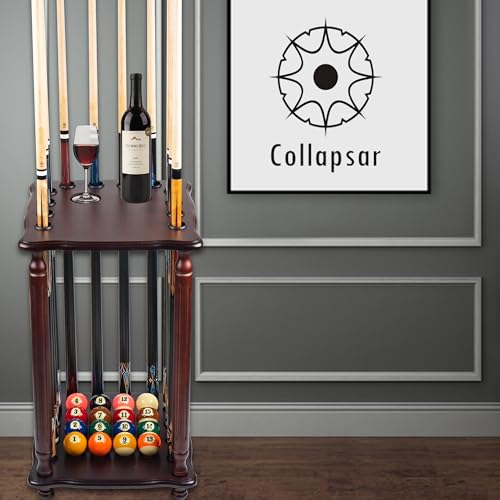 Collapsar Pool Stick Holder Floor Stand Pool Cue Rack - image 5