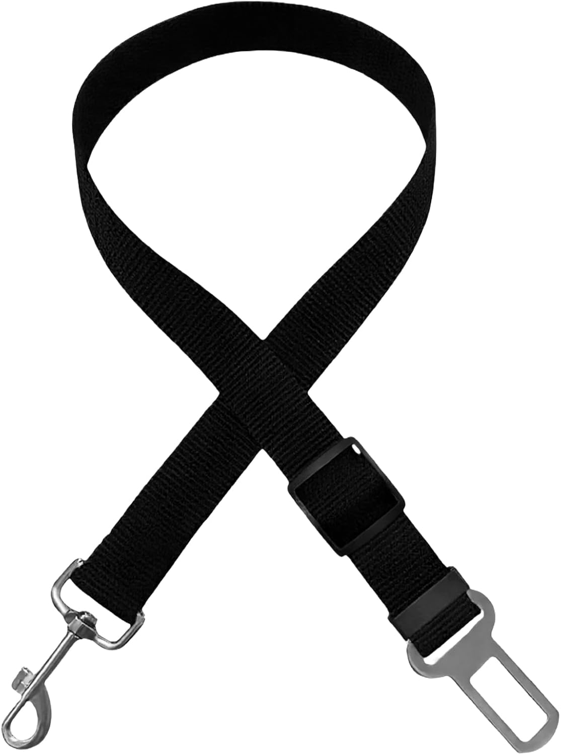 Adjustable Pet Car Seat Belt for Dogs & Cats (Black) Adjustable Pet Car Seat Belt for Dogs & Cats (Black)