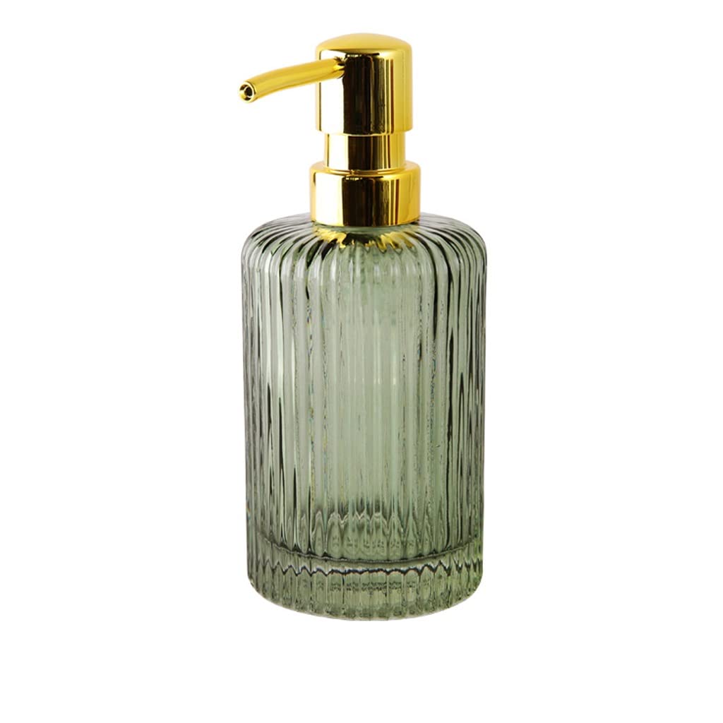 Dispenser Di Saponi Per Le Mani Dispenser di sapone for lozione da bagno in vetro a push-type Push-Type Glack-Caset può essere riempito e riutilizzato Dispenser Di Sapone Da Cucina (Color : B)