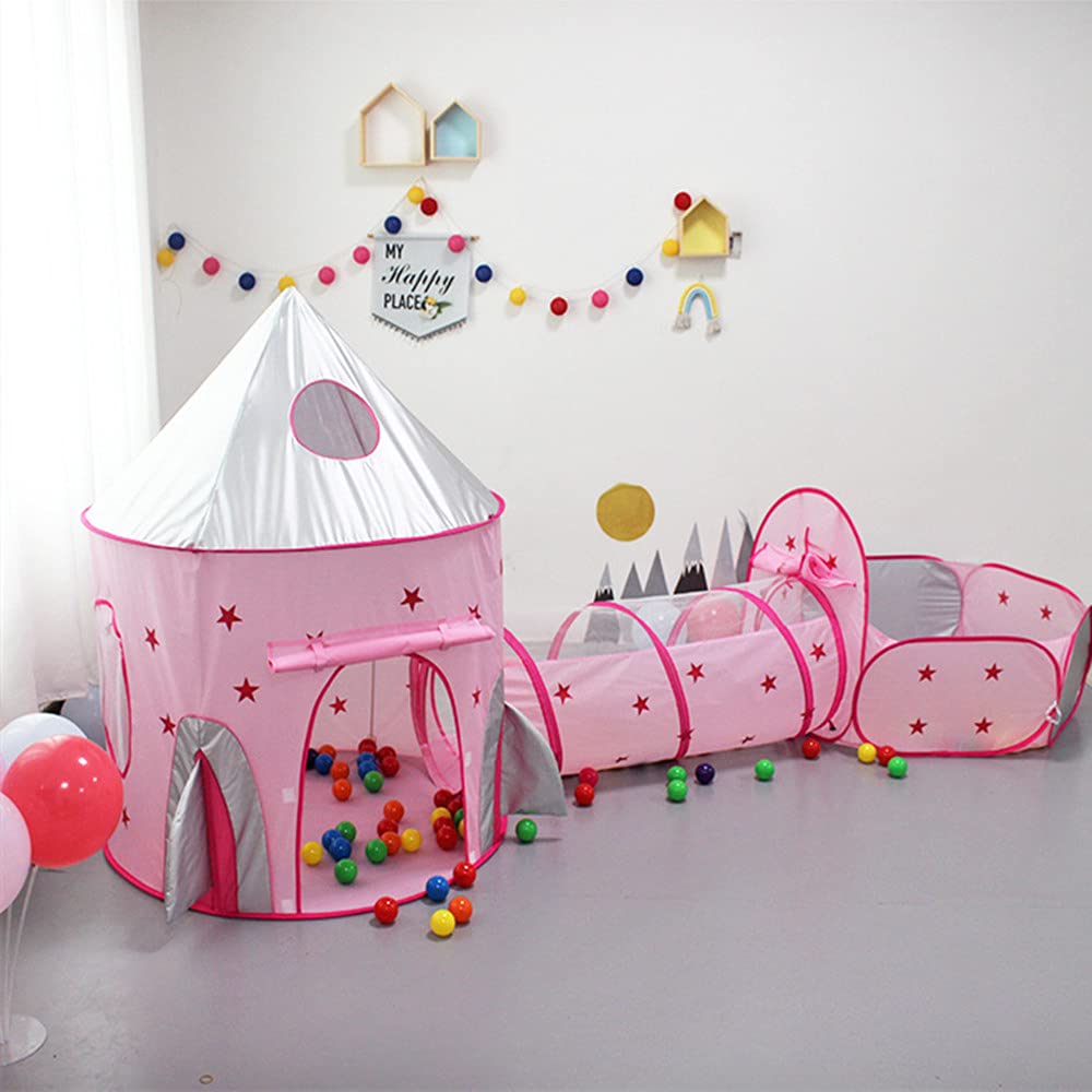 Speeltent Voor Kinderen - Pop-up Speeltent En Tunnel Ballenbad Speeltent Kruiptunnel Tuinspeelhuis Voor Kinderen Balspeltunnel Voor Peuters Babytenhuis