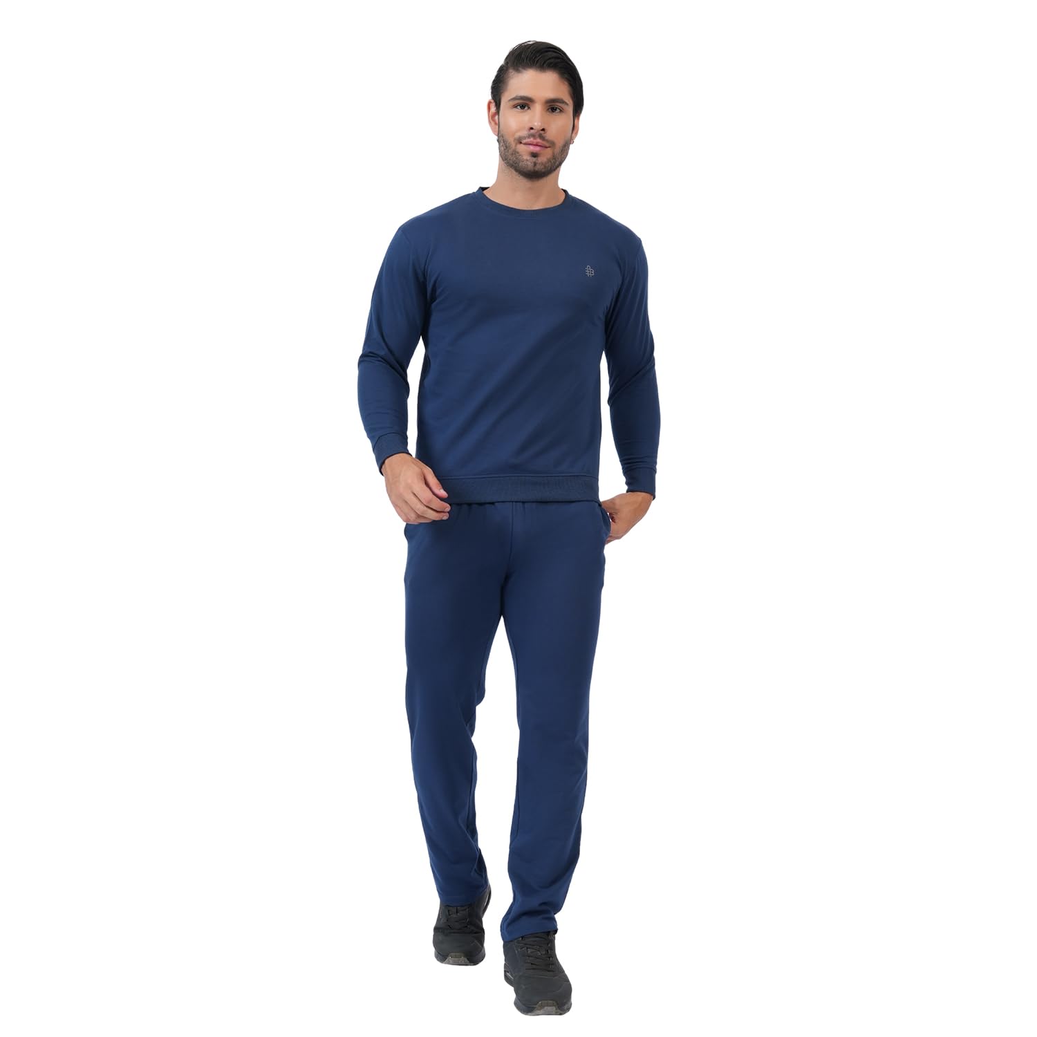 bonjour Mens Cotton Blend Solid Co-Ord Sets, Full Sleeve, Casual Wear, Summer & Winter Wear-picture-19