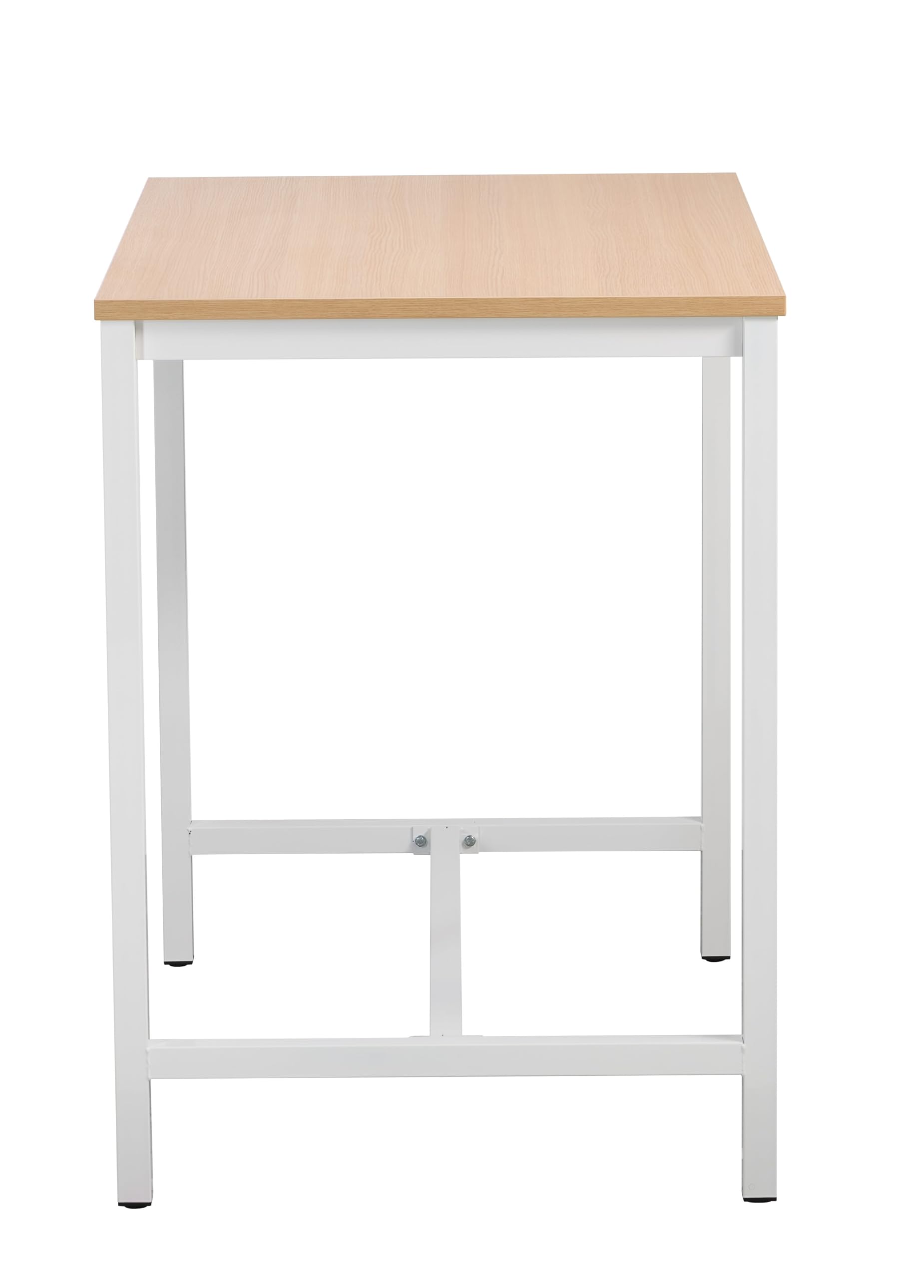 Générique Table Haute Swap L120 x H 110 x P 80 cm chêne Clair (Blanc)