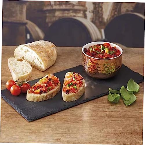 Platos para sushi y postre con diseño negro PRETYZOOM miniatura 3