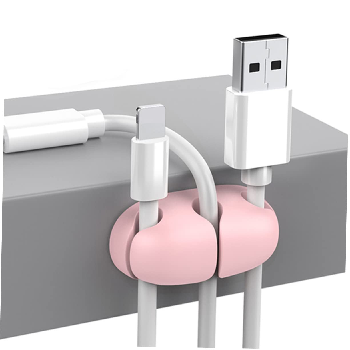 ARTIBETTER 5 Sets Silikon-kabel-organizer-clips Kopfhörerkabel-organizer Klebe-kabel-organizer Für Den Schreibtisch 6 Stück * 5