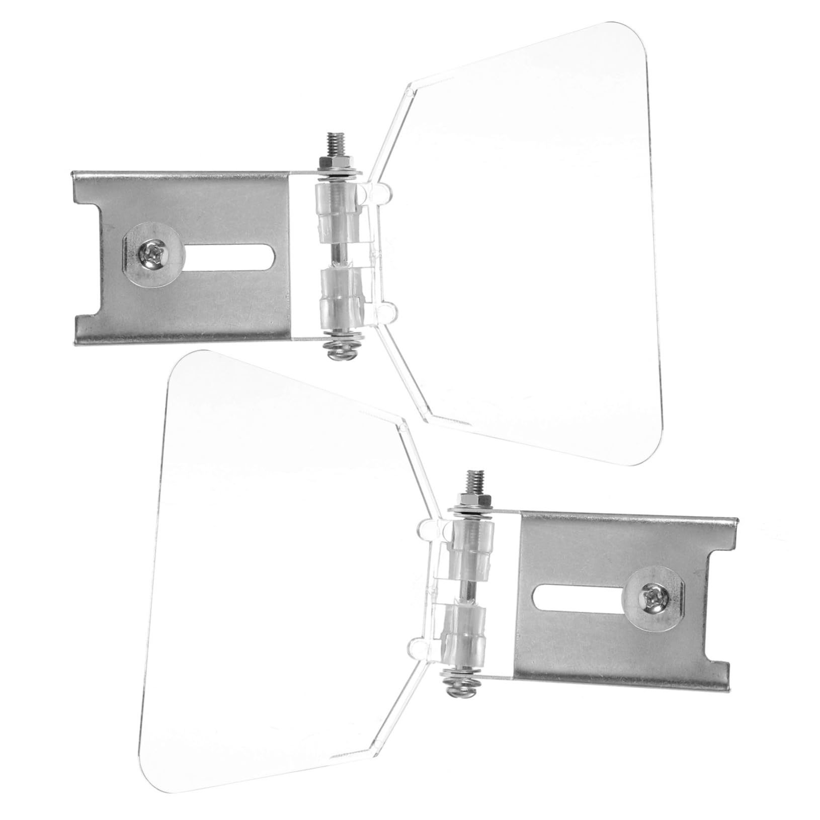 NULYLU Bench Grinder Safety Shield 2pcs Thickened Stainless Steel Grinder Shields Fit Machines