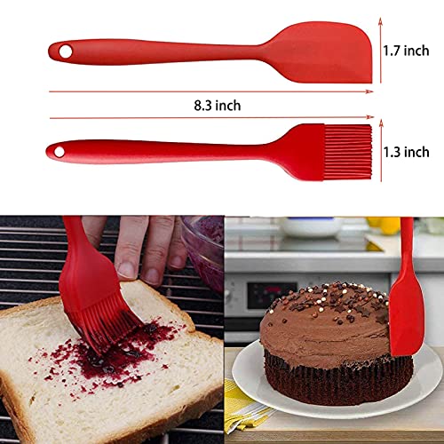 4 Cup Pancake Cupcake Batter Dispense, 900Ml Pancake Dispenser For Batter With Measuring Label Squeeze Handle Bracket And Silicone Food Brush For Cupcakes Crepes, Cake Or Any Baked Goods #TOP2