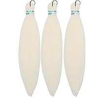 Vista 138 de Cabello trenzado para niños preestirado de 16 pulgadas, color negro, Yaki ez, trenzado para niños, trenzas sin nudos