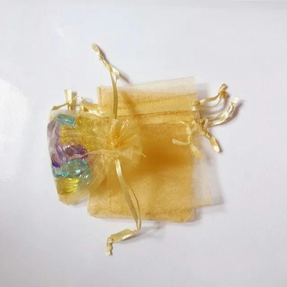 Organza Torby na prezenty Biżuteria Woreczki ze sz 100 sztuk wielkoformatowe torby do pakowania prezentów torebka z biżuterią cukierki ślubne prezent torba z organzy opakowanie na biżuterię torby eksp