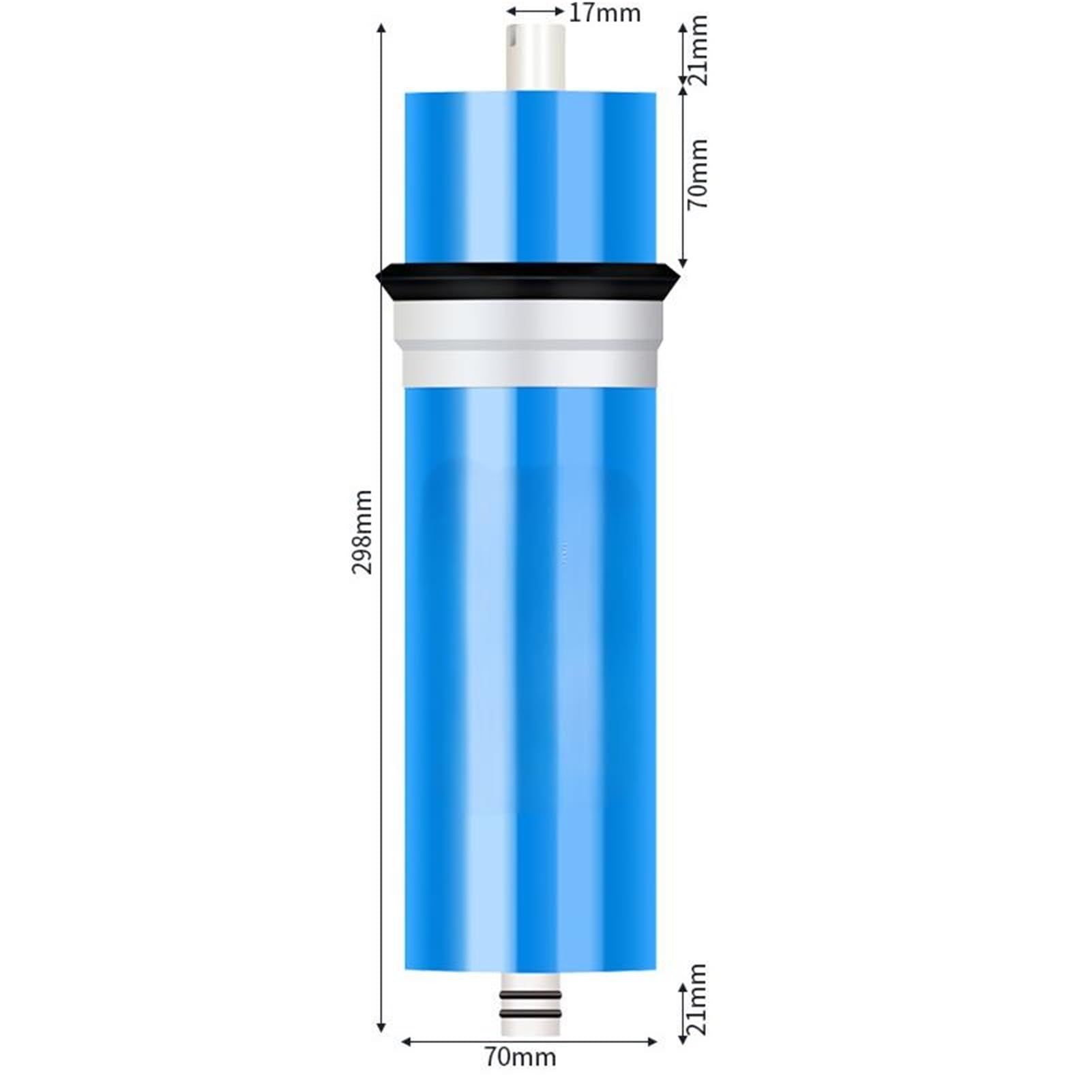 Membrana de ósmosis inversa 3012-600GPD, 3 piezas, 600, 3" x 13", repuesto compatible en el sabor del agua. Fácil instalación