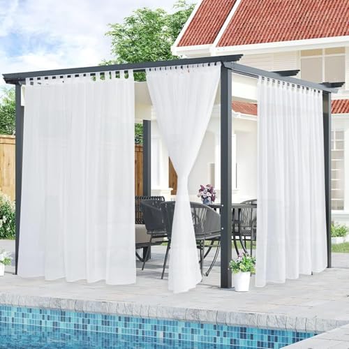 NICETOWN White Sheer Panels