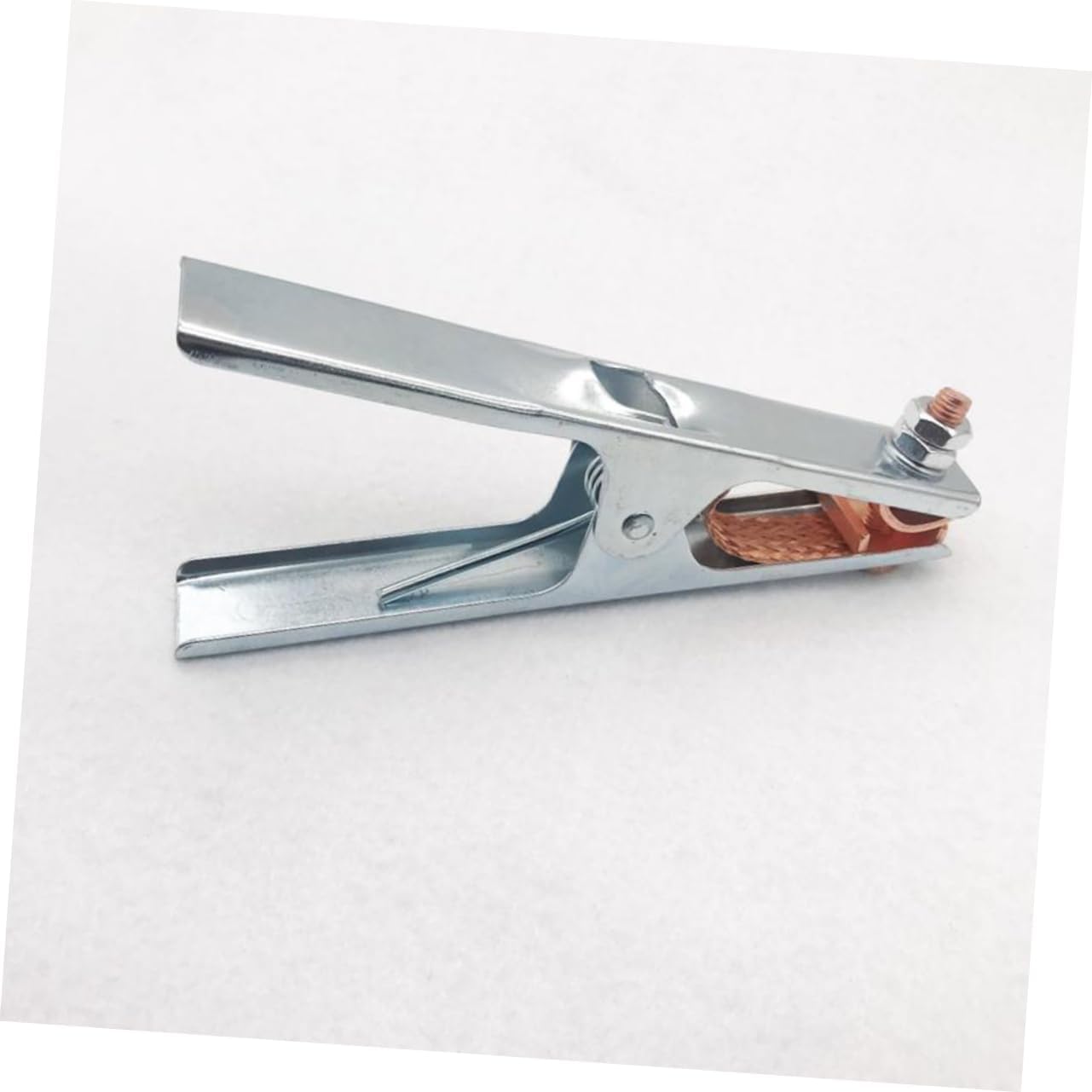 TEHAUX Welding Earth Clamp Holder Ground Clip Simple Design for Welding Work Easy to Install Use Essential Tool