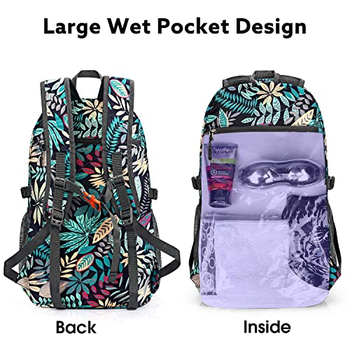 Mochila de senderismo plegable ligera 40L miniatura 2