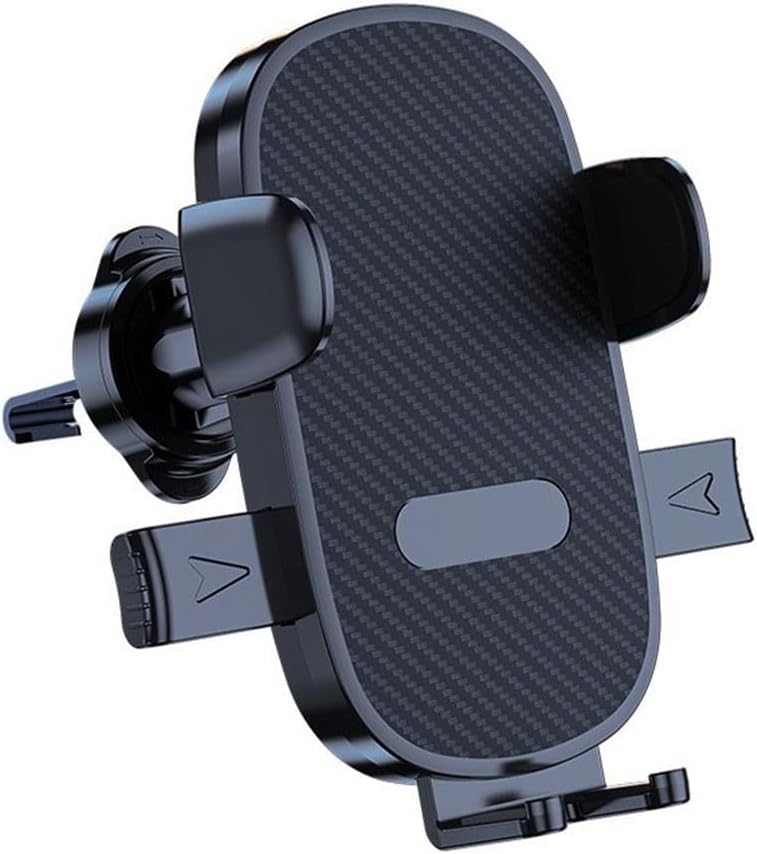 Car Vent Phone Holder with 360 Degree Rotation Adjustable Clip and Silicone Layer Providing Secure Grip and Stable Phone Positioning (Stripe)