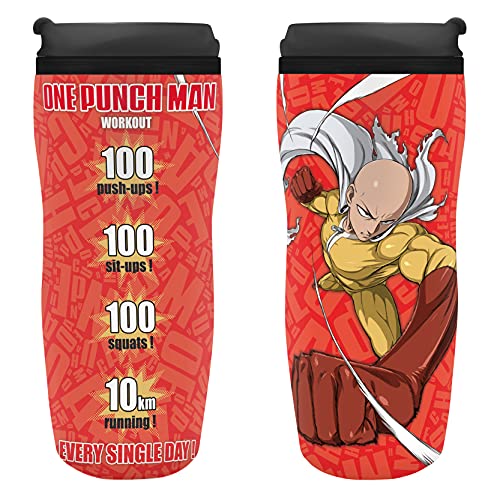 ABYSTYLE One PUNCH MAN - Taza de viaje Saitama (
