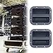 ZGUZMCMK 2Pcs Speaker Cabinet Handles Recessed Holders Grasp Holder Loudspeaker Cabinet Grasp Side Handle Pull Heavy Duty Accessories, S