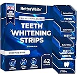 BetterWhite Professional Teeth Whitening Strips 21 Treatments - Enamel Safe - Non-Sensitive Formula - 42 Peroxide-Free Strips - Dentist Formulated Teeth Whitening Kit + Mouth Opener Included