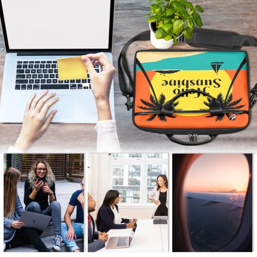 Bolso vintage para laptop 15 pulgadas unisex miniatura 6