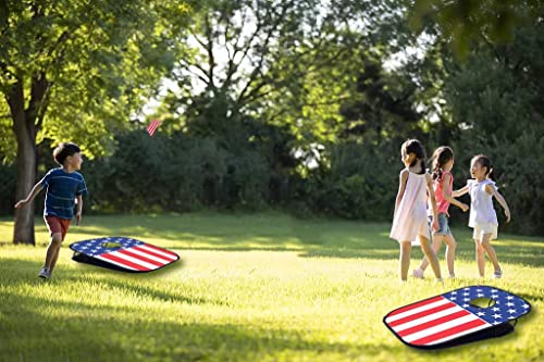 Collapsible Corn Hole Set 3X2-Feet Outdoor/Indoor Portable Bean Bag Toss Set Family Cornhole Game Board For Lawn, Party, Travel, Camping Outdoor Yard #TOP6