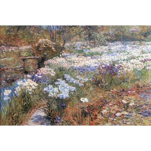 Toile Hassam Le jardin d'eau pour créer une décoration murale de salon