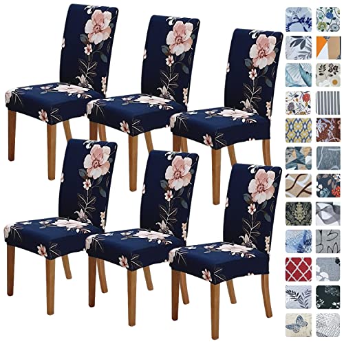 Image of SPRINGRICO Chair Covers for Dining Room (Set of 6, in Bloom1)