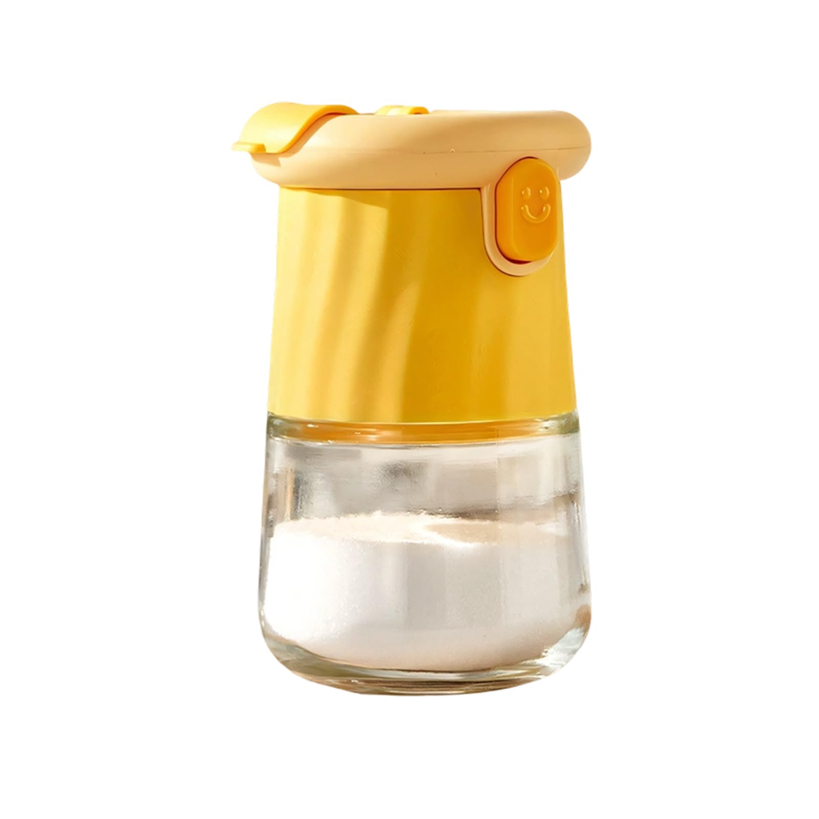 Kaeltsyn Premium Glass Condiment Container with Sealed Lid Seasoning Dispenser for Freshness Perfect for Salt Sugar and Seasonings Glass Seasoning Bottle