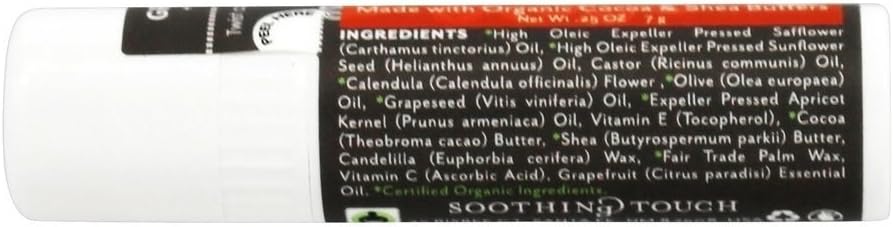 Soothing Touch Grape Fruit Lip Balm, 0.25 Ounce - 12 per case.12