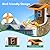 Smart Bird Feeder with Camera Outdoor: 2.5K Wild Bird Watching Video Cam Solar Powered, for Outdoor Backyard,Al Identify Auto Capture Videos, IP66 Waterproof, Unique Gifts for Nature Lover