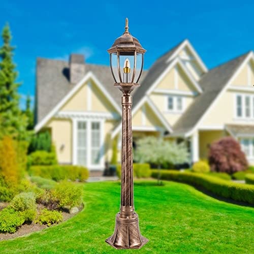 Poste de luz para exteriores E27 de aluminio para columna y césped 2