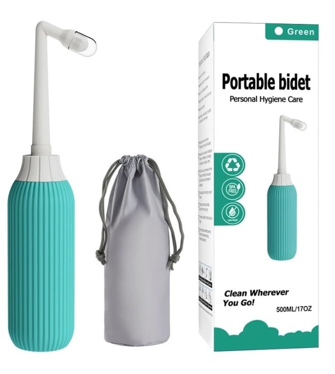 Peri Bottle Postpartum and Perineal Care 500ML Sprayer Personal Cleaner Hand Held Seat Toilet Bidet Tackle Hygiene Washing Travel Portable Bottle Elder/Woman Bidets