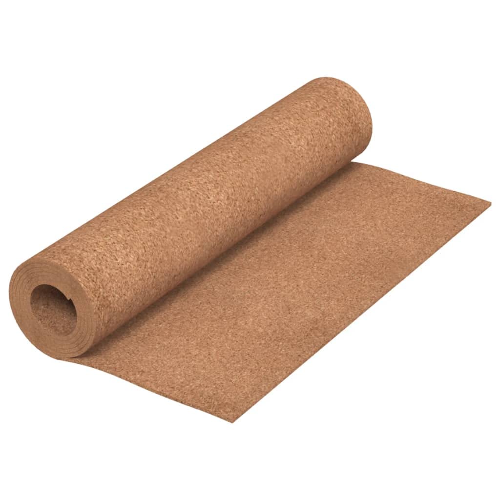 Rotolo di sughero, 100 x 200 cm, 8 mm, colore marrone