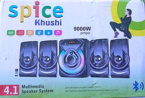 Image of Spice Khushi 9000w pmpo 4.1 Multimedia Speaker System
