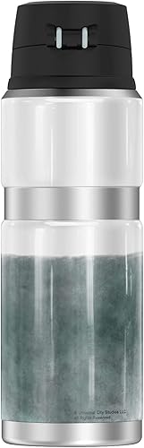 Miniatura 2 de Jaws Jaws Classic THERMOS - Botella de bebida de acero inoxidable con aislamiento al vacío y doble pared, 24 onzas