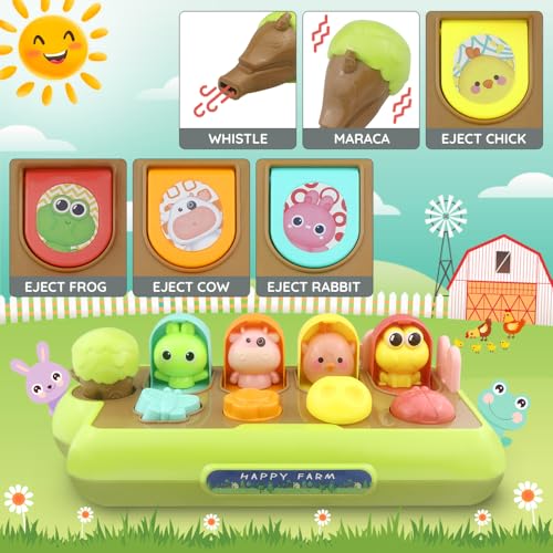Image of Caterbee Pop Up Toy, Educational Fun with Cute Animals for Toddlers (Zoo)